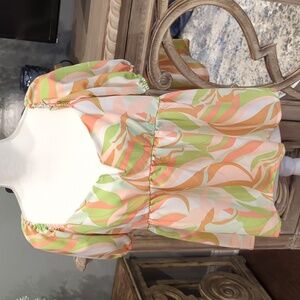 NWT Women's Boho Top Babydoll style Size XL